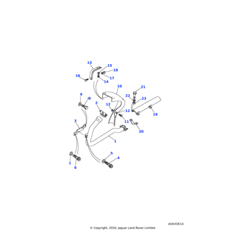 Protection thermique descente echappement Defender 200tdi