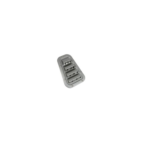Prise d'air dessus d'aile Brunel Silver Grey de DEFENDER - La Paire