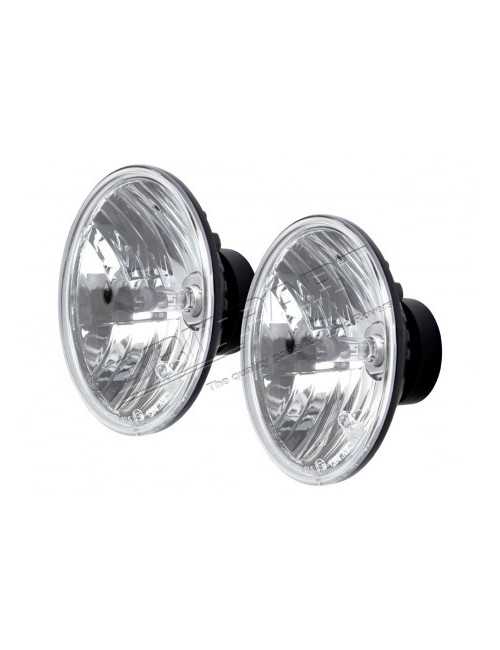 LHD CRISTAL HALOGEN Headlamps Pair
