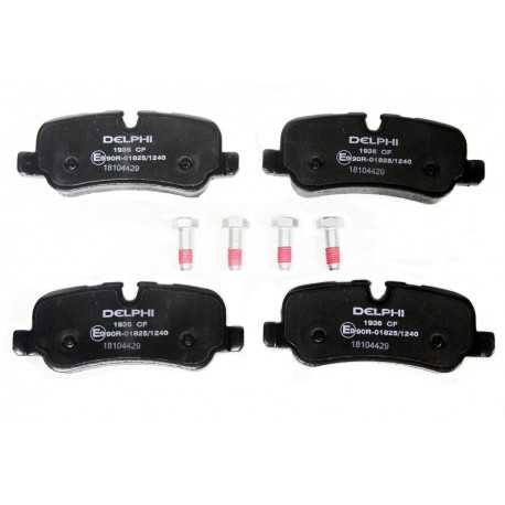 jeu de plaquettes de frein arriere - discovery 3 / 4 - range rover sport 2.7 tdv6 / v8 - DELPHI